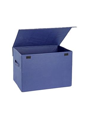 navy check medium storage box - 16658670 - Standard Image - 4