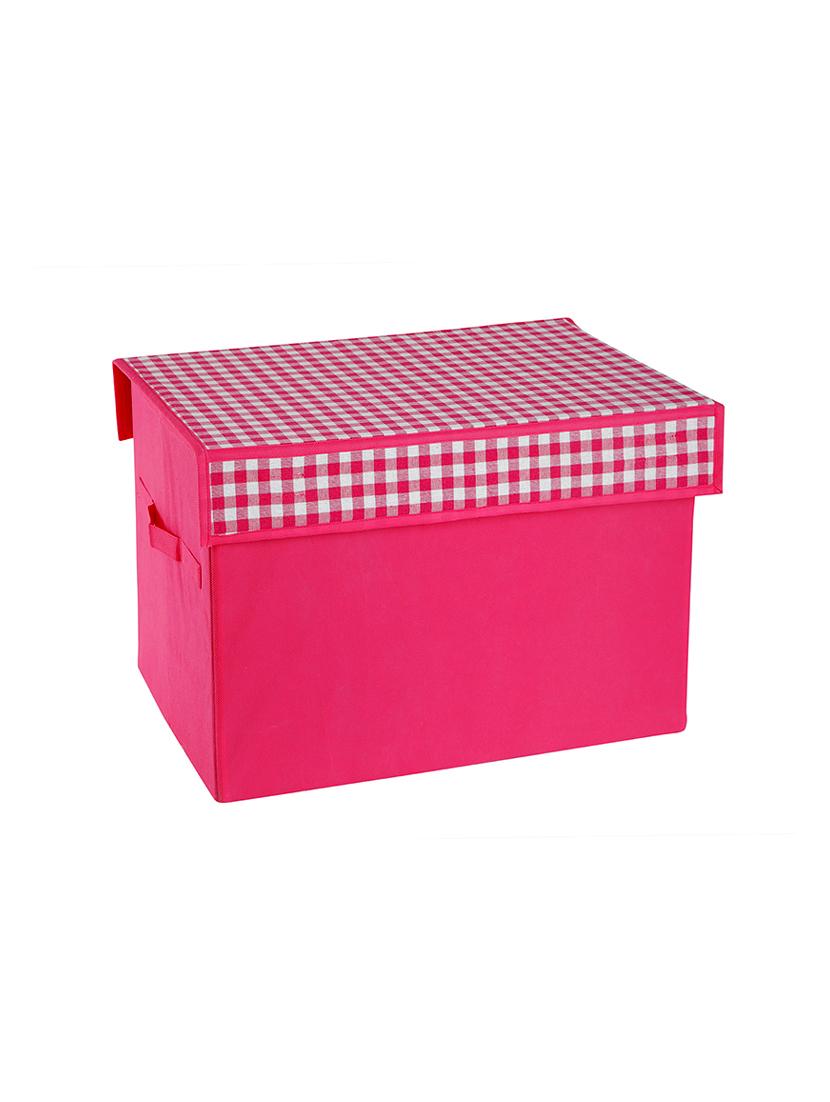 pink check medium storage box - 16658673 - Zoom Image - 3