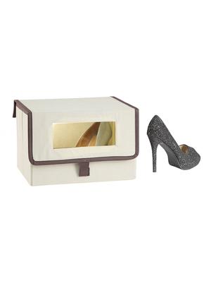 cream small shoe organiser - 16658697 - Standard Image - 3
