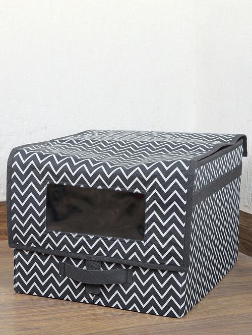 black zig zag cloth organiser - 16658698 - Standard Image - 1
