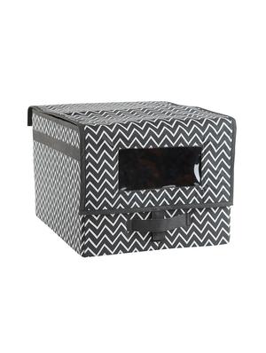 black zig zag cloth organiser - 16658698 - Standard Image - 2