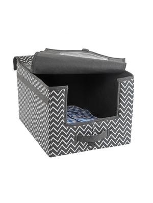 black zig zag cloth organiser - 16658698 - Standard Image - 3