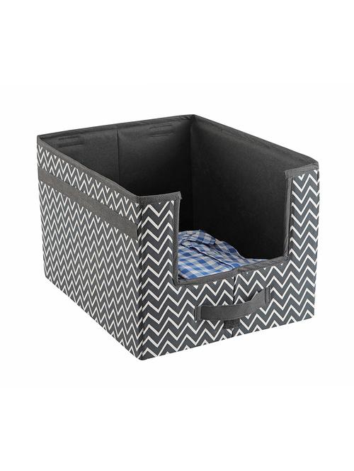 black zig zag cloth organiser - 16658701 - Standard Image - 1