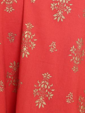 foil print flared skirt top set - 16658848 - Standard Image - 6