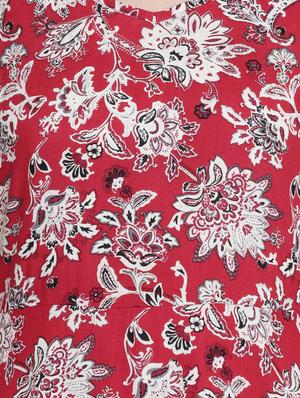 round neck floral maxi dress - 16659347 - Standard Image - 4