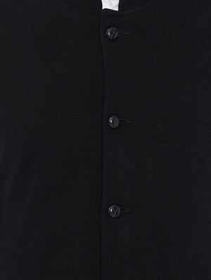 black solid nehru jacket - 16659370 - Standard Image - 5