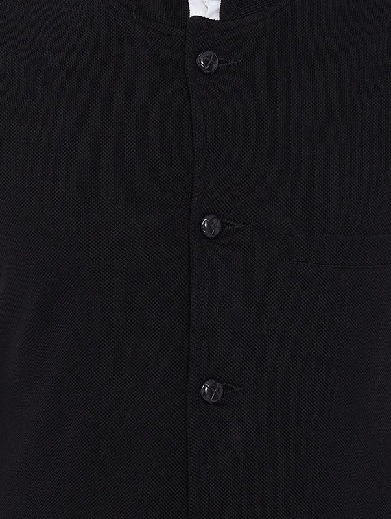 black solid nehru jacket - 16659370 - Zoom Image - 5