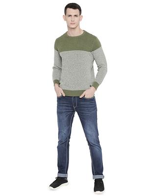 green color block pullover - 16659395 - Standard Image - 4