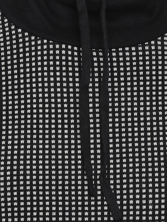 black checkered pullover - 16659399 - Zoom Image - 5