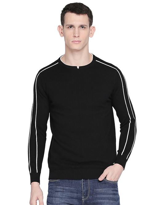black solid pullover - 16659400 - Standard Image - 1