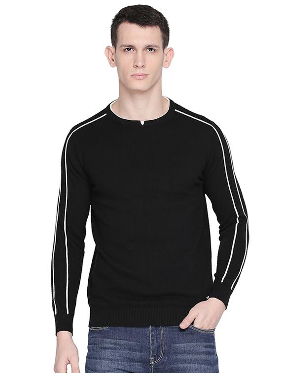 black solid pullover - 16659400 - Zoom Image - 1