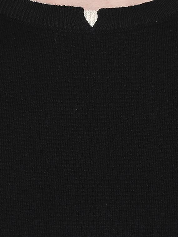 black solid pullover - 16659400 - Zoom Image - 5