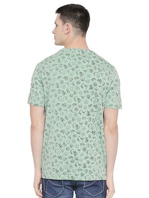 green printed t-shirt - 16659407 - Standard Image - 3