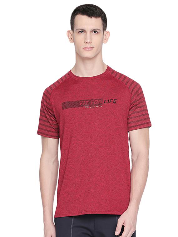 red printed t-shirt - 16659412 - Zoom Image - 1