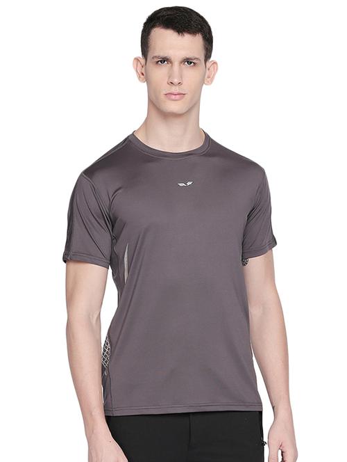 grey solid t-shirt - 16659413 - Standard Image - 1