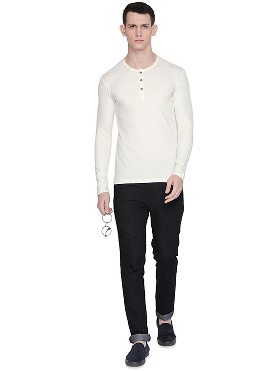 white solid t-shirt - 16659429 - Zoom Image - 4