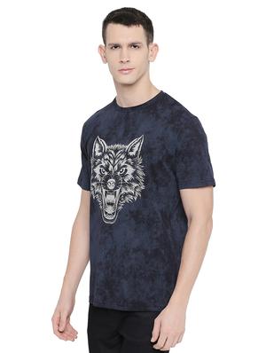 blue printed t-shirt - 16659451 - Standard Image - 2