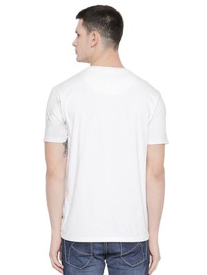 white front print t-shirt - 16659460 - Standard Image - 3