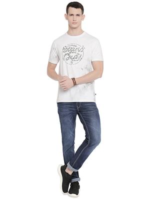 white front print t-shirt - 16659460 - Standard Image - 4