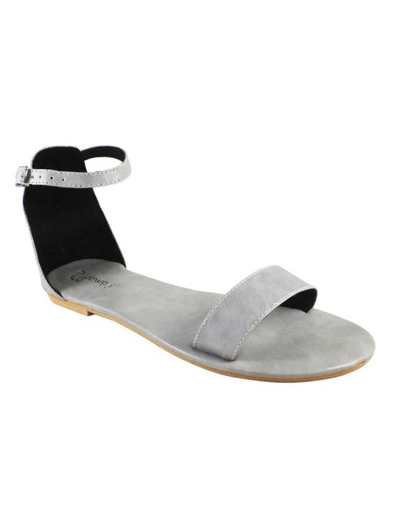 grey closed back sandals - 16659489 - Zoom Image - 1