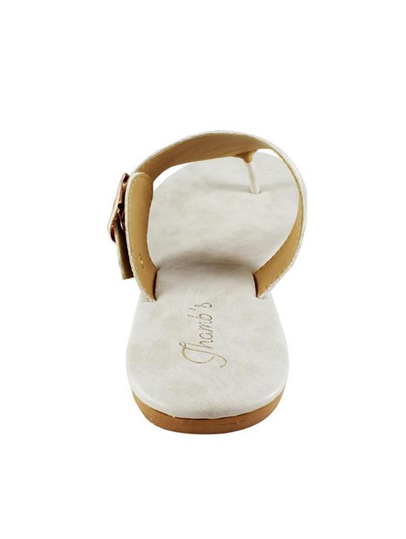 beige toe separator sandals - 16659496 - Zoom Image - 2