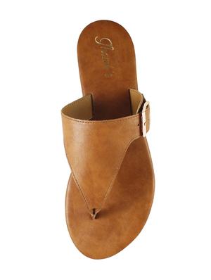 tan toe separator sandals - 16659499 - Standard Image - 3