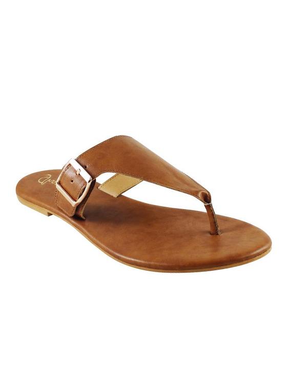 tan toe separator sandals - 16659499 - Zoom Image - 1