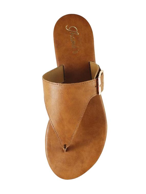 tan toe separator sandals - 16659499 - Zoom Image - 3