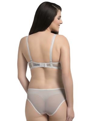 floral lace t-shirt bra and panty set - 16659503 - Standard Image - 2