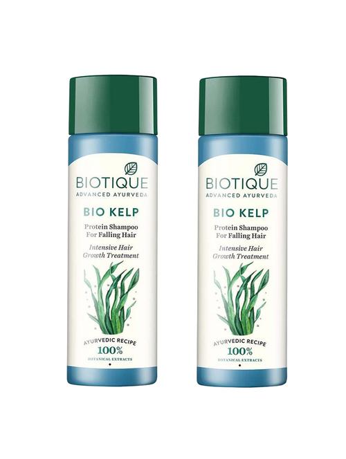 biotique bio kelp fresh growth protein shampoo - 16659561 - Very Small Image - 1