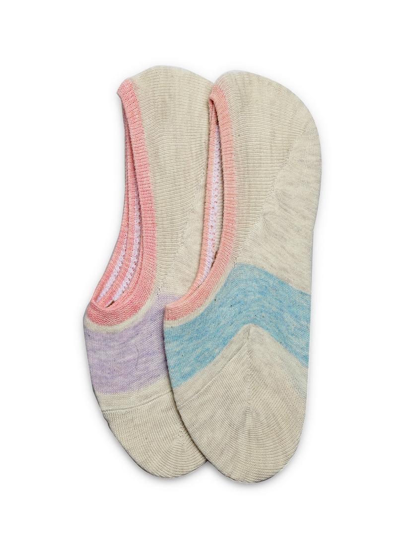 j style women's cotton and nylon pack of 2 socks - 16659636 - Zoom Image - 1