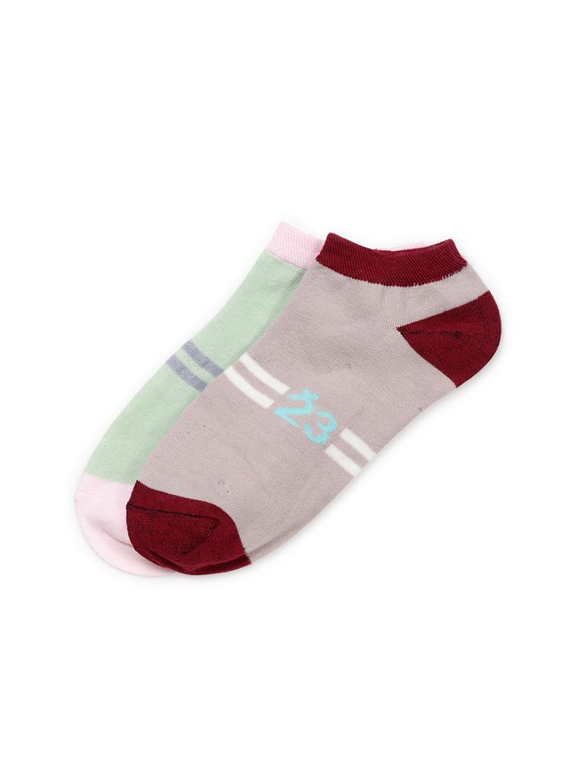 j style women's cotton and nylon pack of 2 socks - 16659680 - Zoom Image - 1