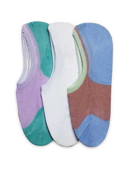 j style women's cotton and nylon pack of 3 socks - 16659737 - Standard Image - 1