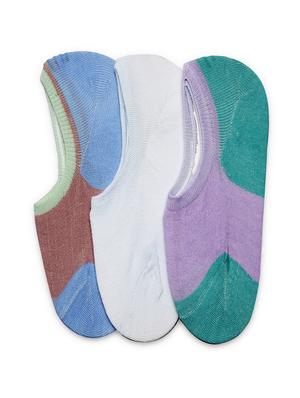 j style women's cotton and nylon pack of 3 socks - 16659737 - Standard Image - 2