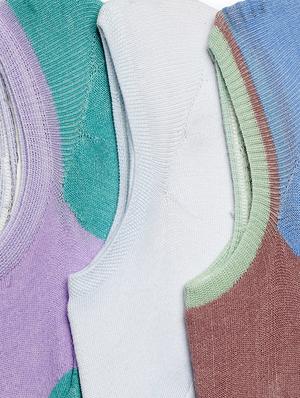 j style women's cotton and nylon pack of 3 socks - 16659737 - Standard Image - 3