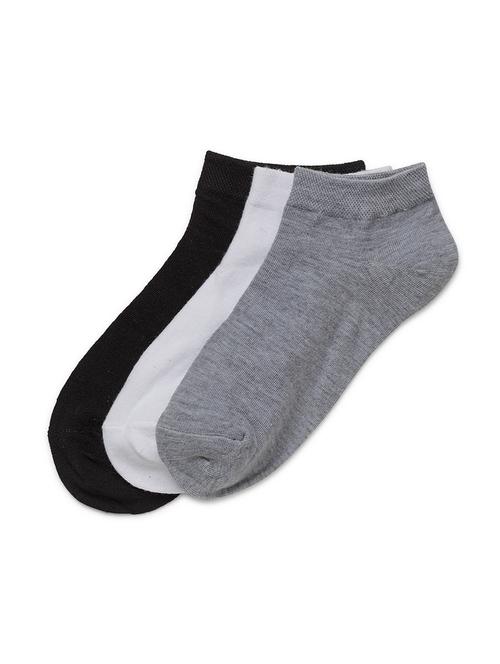 j style women's cotton and nylon pack of 3 socks - 16659748 - Standard Image - 1