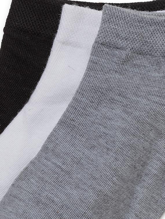 j style women's cotton and nylon pack of 3 socks - 16659748 - Zoom Image - 3