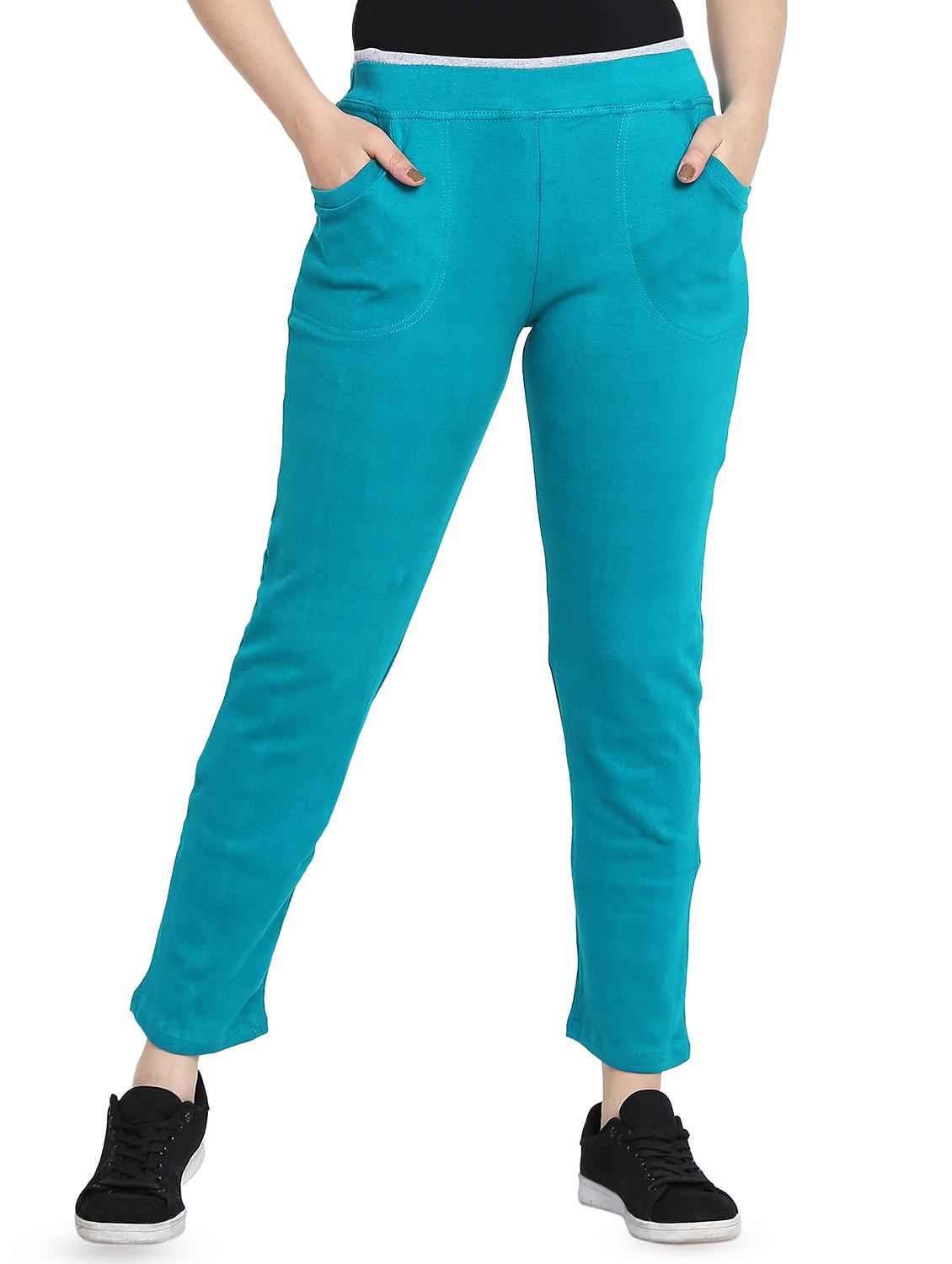 high rise solid track pant - 16659780 - Zoom Image - 1