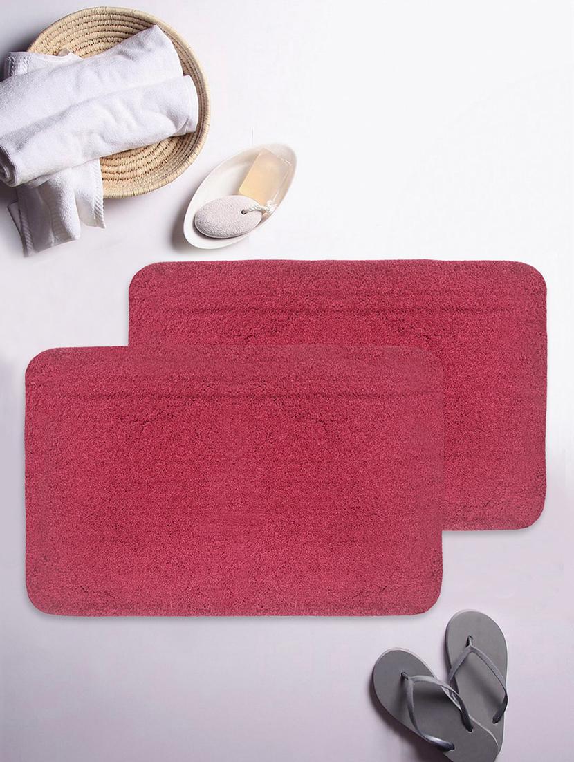 soft micro fiber anti-slip bath mat (set of 2) - 16660429 - Zoom Image - 1