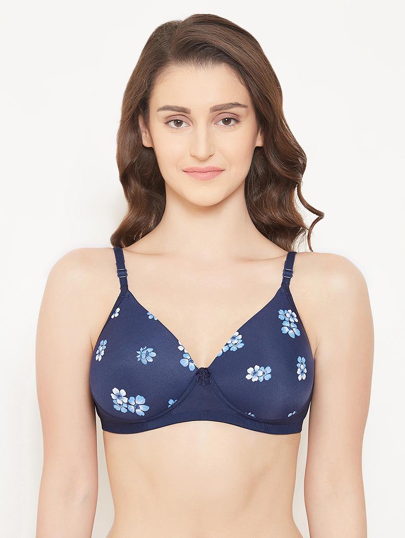 bow patch floral t-shirt bra - 16660568 - Zoom Image - 1