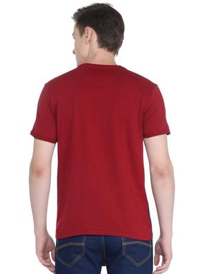 red color block pocket t-shirt - 16660819 - Standard Image - 2