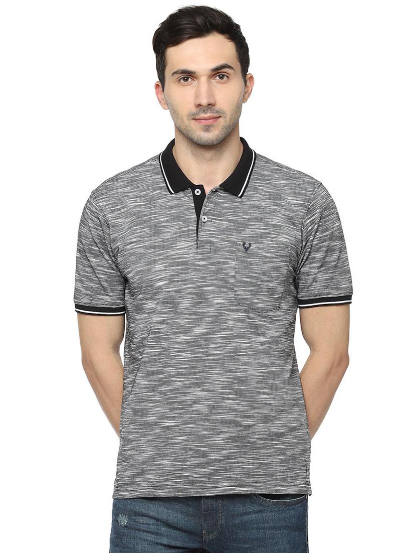 black self design t-shirt - 16660884 - Zoom Image - 1