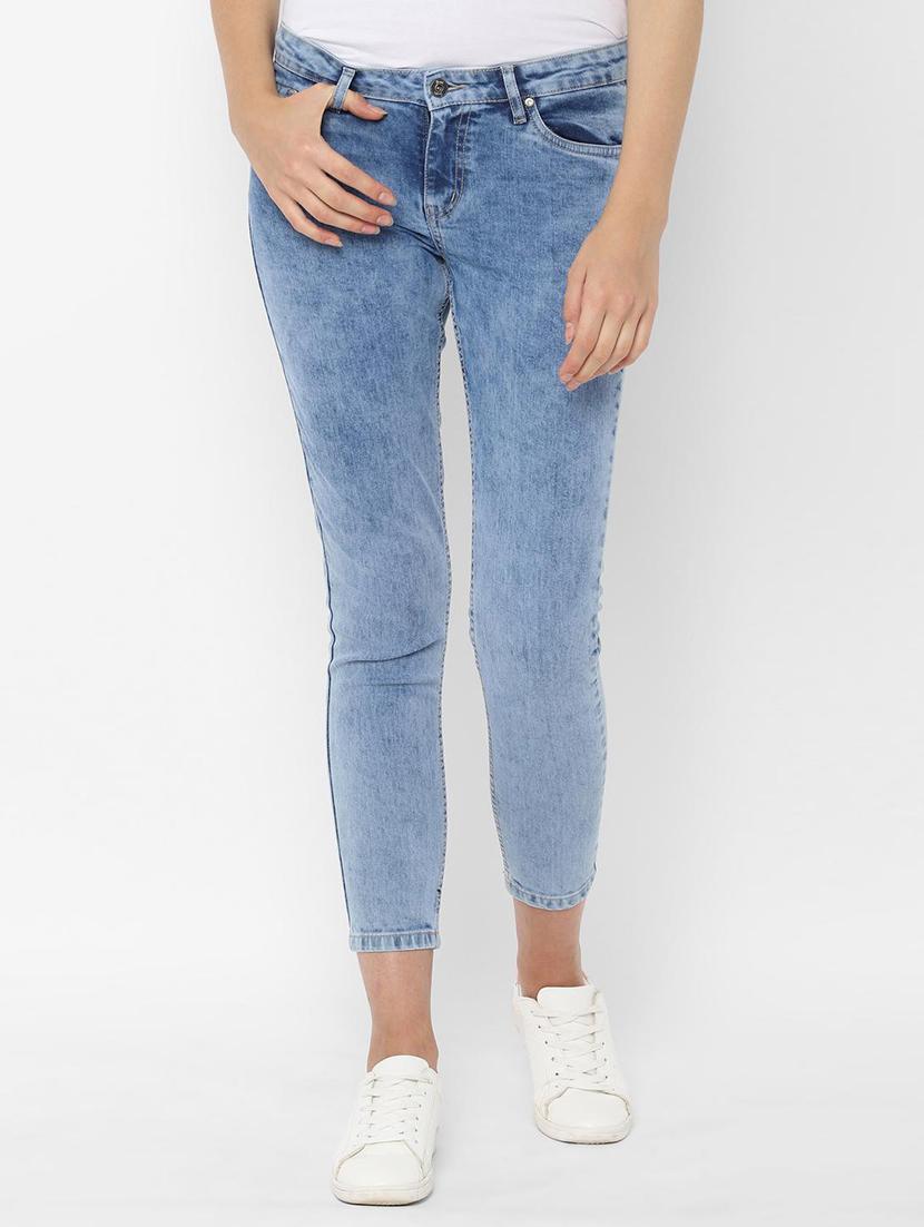 mid rise acid washed jeans - 16660969 - Zoom Image - 1