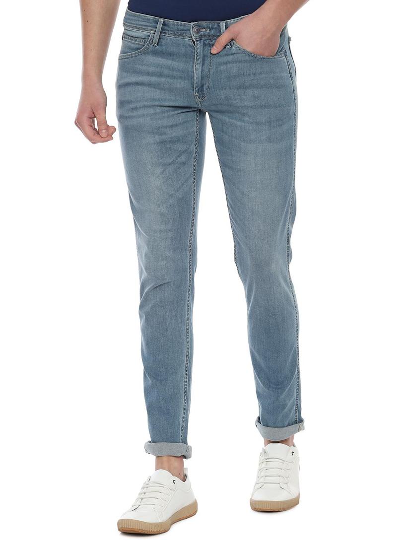 blue light washed denim jeans - 16660975 - Zoom Image - 1