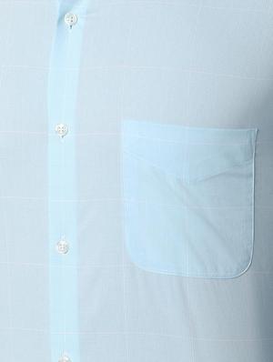 blue checkered formal shirt - 16661023 - Standard Image - 5