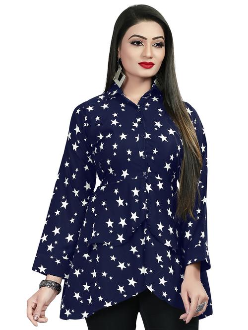 long sleeved quirky tunic - 16661334 - Standard Image - 1