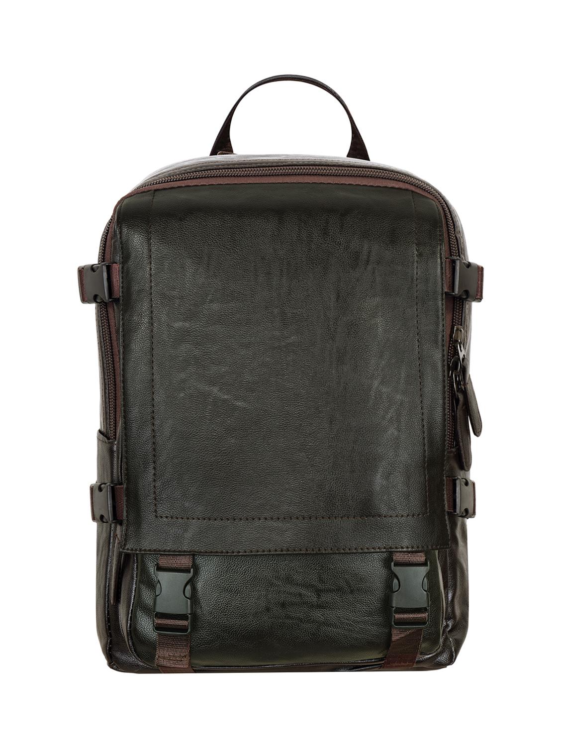 brown leatherette backpack - 16661753 - Zoom Image - 1