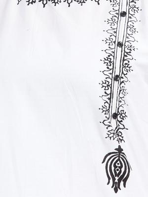 printed straight kurta - 16662316 - Standard Image - 4