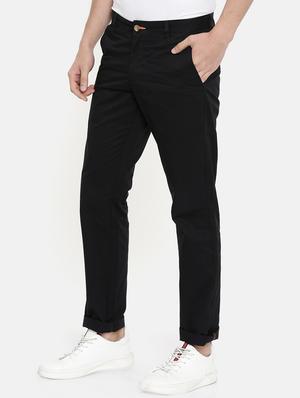 black solid chinos - 16662364 - Standard Image - 2