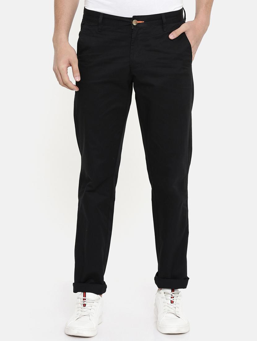 black solid chinos - 16662364 - Zoom Image - 1